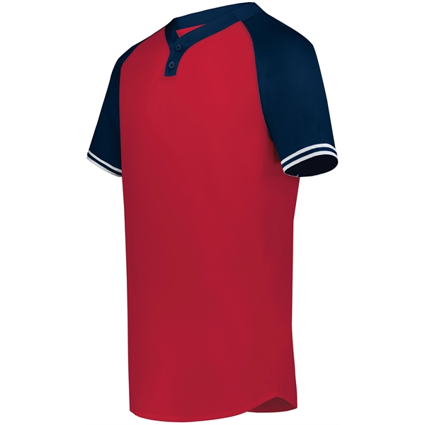 Youth Cutter+ Henley Jersey with 96% polyester/4% spandex.... from ASI 37461 Augusta Sportswear
