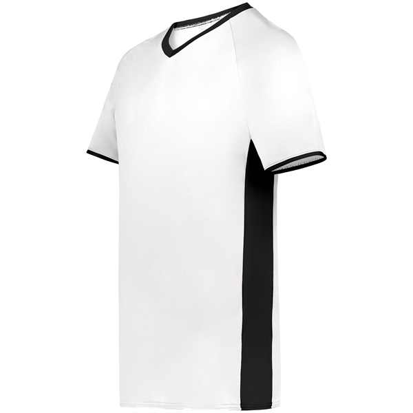 Cutter+ V-Neck Jersey with 96% polyester/4% spandex interlock smooth knit... from ASI 37461 Augusta Sportswear