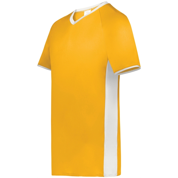 Cutter+ V-Neck Jersey with 96% polyester/4% spandex interlock smooth knit... from ASI 37461 Augusta Sportswear