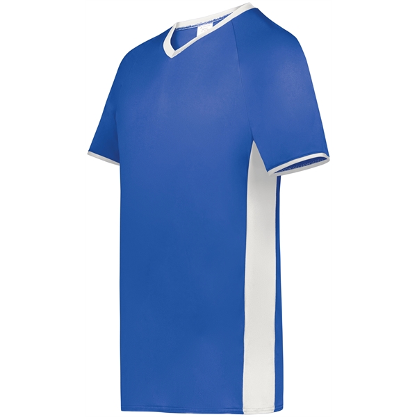 Cutter+ V-Neck Jersey with 96% polyester/4% spandex interlock smooth knit... from ASI 37461 Augusta Sportswear