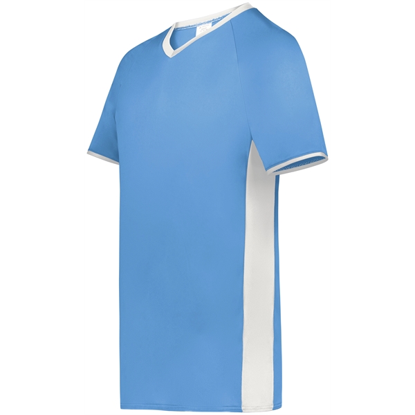 Cutter+ V-Neck Jersey with 96% polyester/4% spandex interlock smooth knit... from ASI 37461 Augusta Sportswear