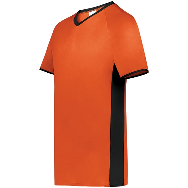 Cutter+ V-Neck Jersey with 96% polyester/4% spandex interlock smooth knit... from ASI 37461 Augusta Sportswear