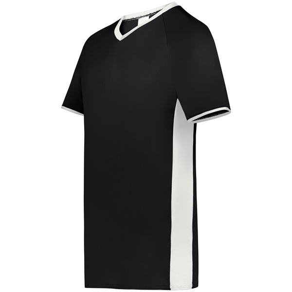 Cutter+ V-Neck Jersey with 96% polyester/4% spandex interlock smooth knit... from ASI 37461 Augusta Sportswear