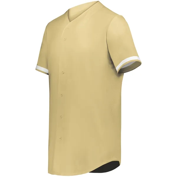 Cutter+ Full Button Baseball Jersey with 96% polyester/4% spandex lightweight knit.... from ASI 37461 Augusta Sportswear