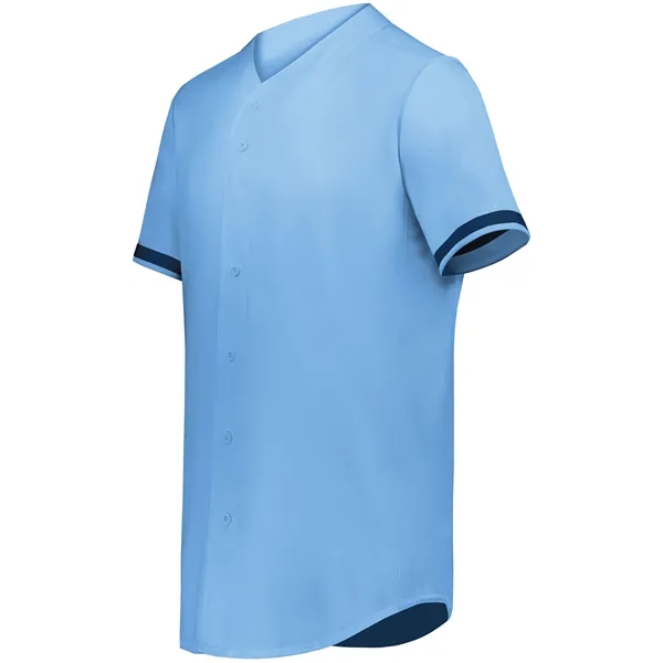 Cutter+ Full Button Baseball Jersey with 96% polyester/4% spandex lightweight knit.... from ASI 37461 Augusta Sportswear