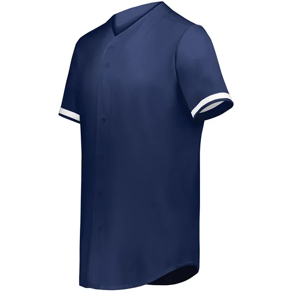 Cutter+ Full Button Baseball Jersey with 96% polyester/4% spandex lightweight knit.... from ASI 37461 Augusta Sportswear