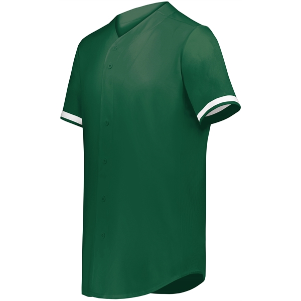 Youth Cutter+ Full Button Baseball Jersey with 96% polyester/4% spandex lightweight... from ASI 37461 Augusta Sportswear