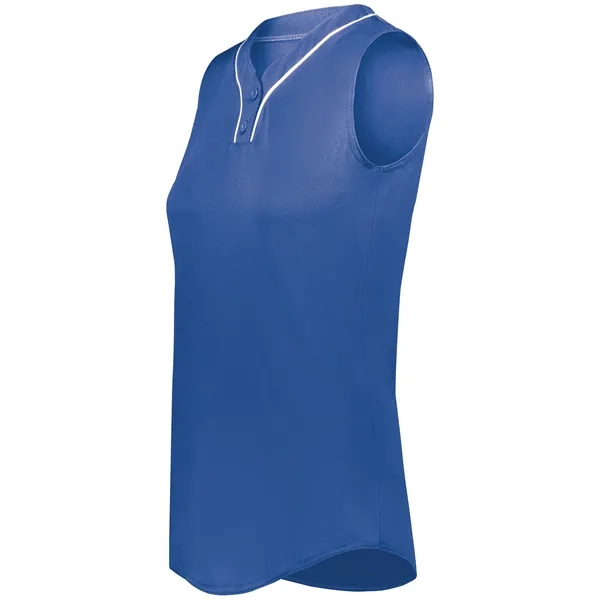Ladies Cutter+ Sleeveless Jersey with 96% polyester/4% spandex interlock smooth knit.... from ASI 37461 Augusta Sportswear