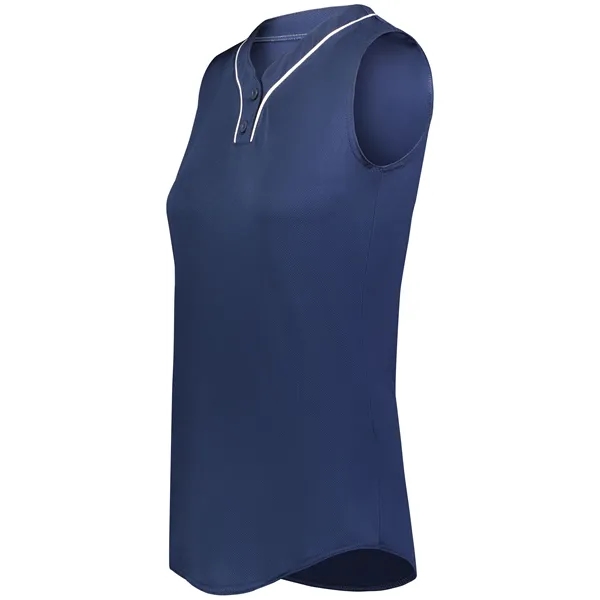 Ladies Cutter+ Sleeveless Jersey with 96% polyester/4% spandex interlock smooth knit.... from ASI 37461 Augusta Sportswear