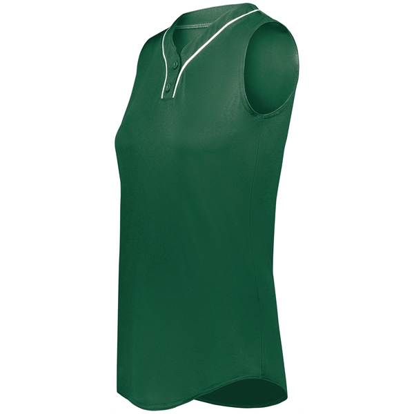 Ladies Cutter+ Sleeveless Jersey with 96% polyester/4% spandex interlock smooth knit.... from ASI 37461 Augusta Sportswear