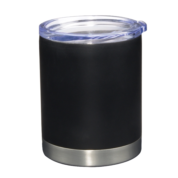 12 Oz. Vacuum Insulated Stainless Steel Lowball tumbler with lid... from ASI 74245 Nordic Co Inc / Nordic Promos