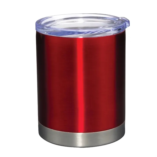 12 Oz. Vacuum Insulated Stainless Steel Lowball tumbler with lid... from ASI 74245 Nordic Co Inc / Nordic Promos