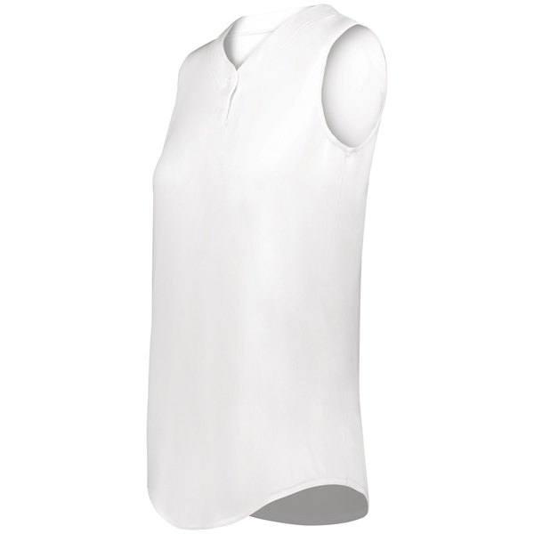 Girls Cutter+ Sleeveless Jersey with 96% polyester/4% spandex lightweight knit.... from ASI 37461 Augusta Sportswear