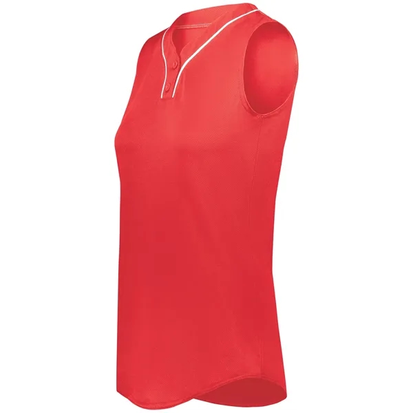 Girls Cutter+ Sleeveless Jersey with 96% polyester/4% spandex lightweight knit.... from ASI 37461 Augusta Sportswear