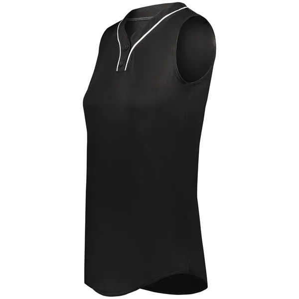 Girls Cutter+ Sleeveless Jersey with 96% polyester/4% spandex lightweight knit.... from ASI 37461 Augusta Sportswear