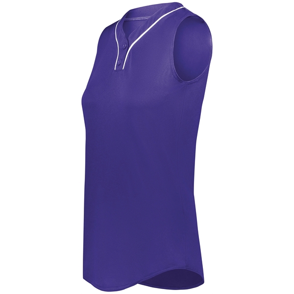 Girls Cutter+ Sleeveless Jersey with 96% polyester/4% spandex lightweight knit.... from ASI 37461 Augusta Sportswear