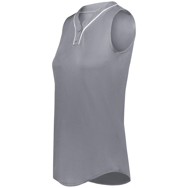 Girls Cutter+ Sleeveless Jersey with 96% polyester/4% spandex lightweight knit.... from ASI 37461 Augusta Sportswear