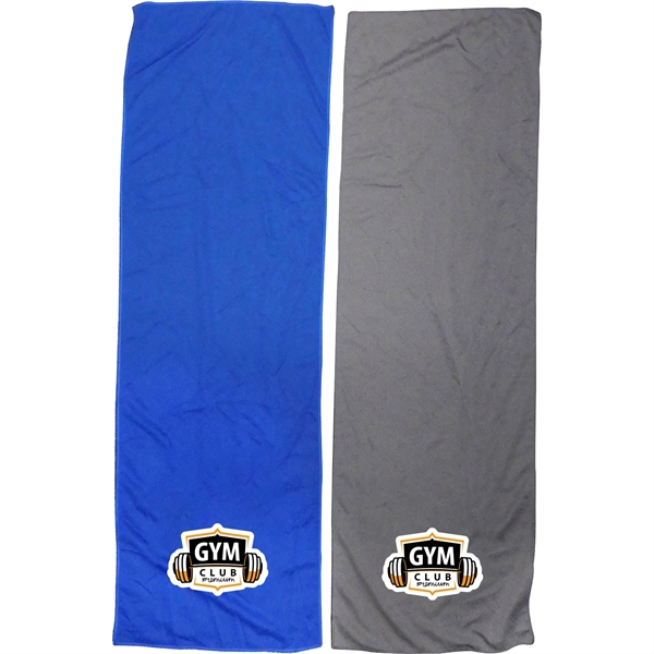 The sports cooling towel wicks moisture away from your skin, while... from ASI 61966 HPG / Mixie