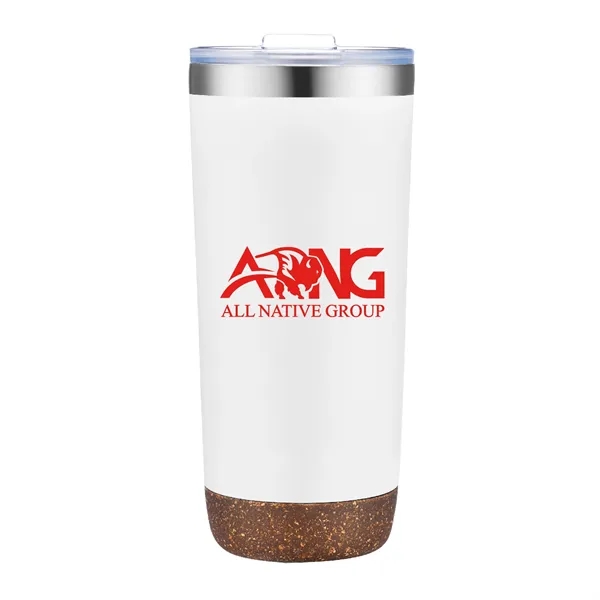 22oz Vacuum Tumbler with Cork Bottom... from ASI 39820 Opusline (Benmex) / Opus Line