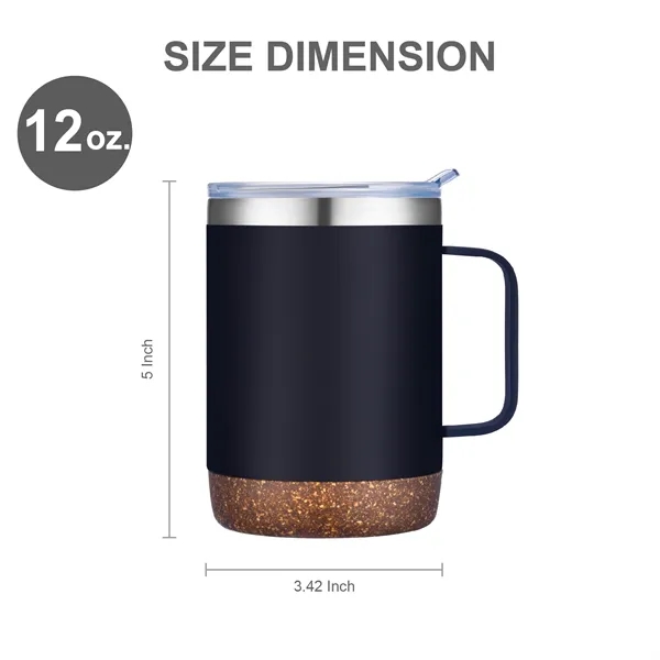 12oz Vacuum Mug with Cork Bottom... from ASI 39820 Opusline (Benmex) / Opus Line