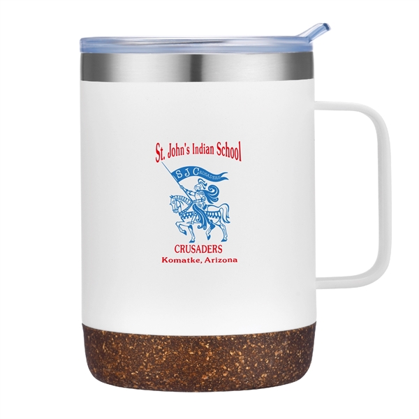 12oz Vacuum Mug with Cork Bottom... from ASI 39820 Opusline (Benmex) / Opus Line