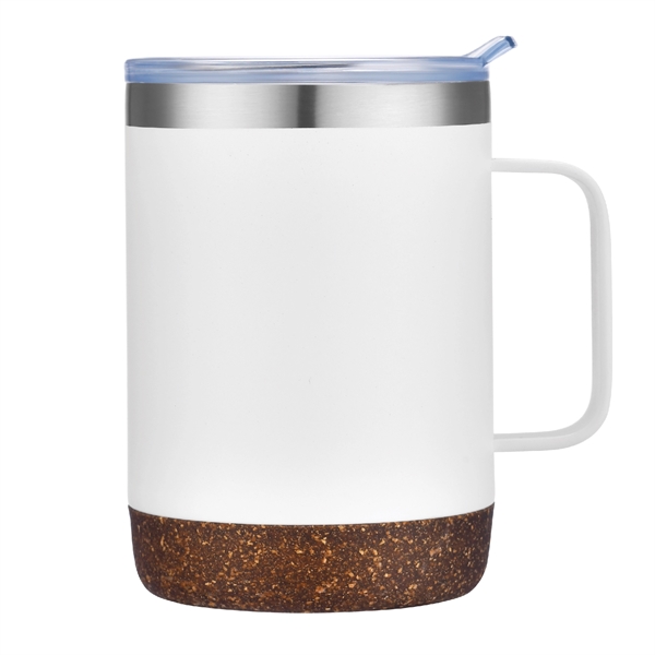 12oz Vacuum Mug with Cork Bottom... from ASI 39820 Opusline (Benmex) / Opus Line