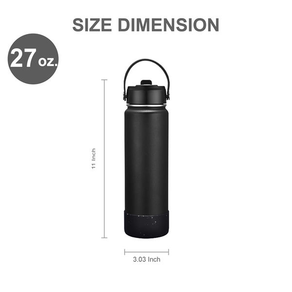 27oz Vaccum Water Bottle with Silicone Bottom... from ASI 39820 Opusline (Benmex) / Opus Line