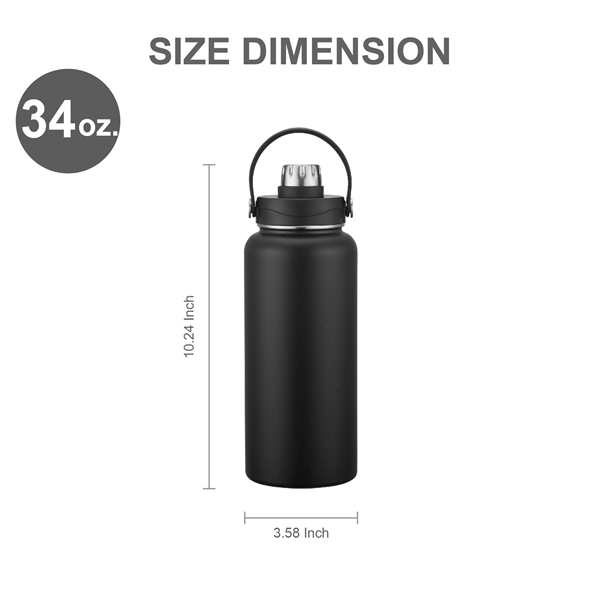 34oz Vacuum Water Bottle... from ASI 39820 Opusline (Benmex) / Opus Line