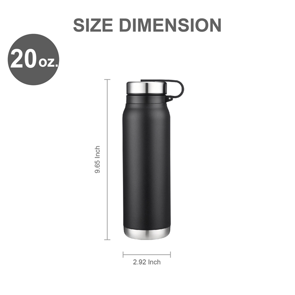 20oz Vacuum water bottle with Removable SS lid... from ASI 39820 Opusline (Benmex) / Opus Line