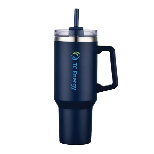 40 oz Travel Mug with Handle and Straw.... from ASI 39820 Opusline (Benmex) / Opus Line