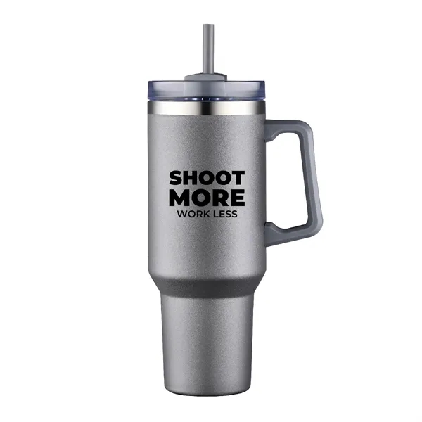 40 oz Travel Mug with Handle and Straw.... from ASI 39820 Opusline (Benmex) / Opus Line