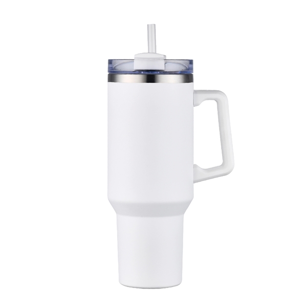 40 oz Travel Mug with Handle and Straw.... from ASI 39820 Opusline (Benmex) / Opus Line