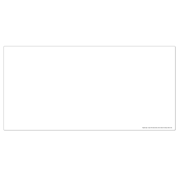 Jumbo car magnet measuring 11.75"H x 24"W with 30 mil thickness.... from ASI 54040 Fey Promo / Magna-Tel by Fey