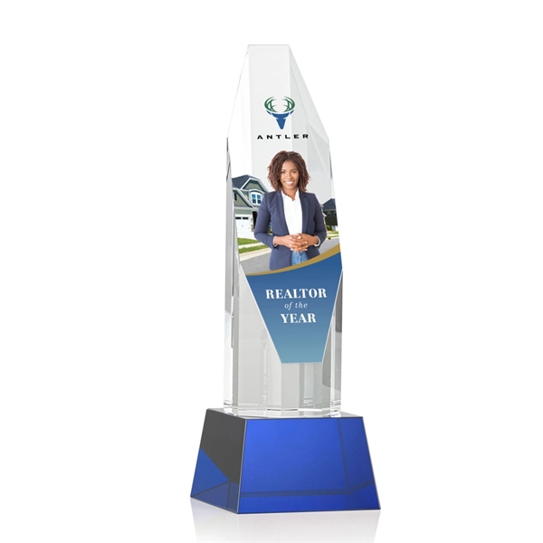 Barrhaven VividPrint™ Award on Base - Blue... from ASI 84592 St Regis Group / St Regis