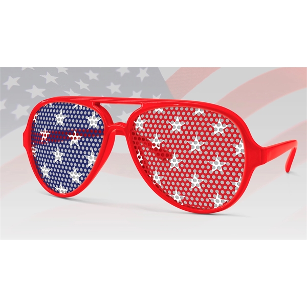 Quality PC Aviator Sport sunglasses with clear UV400 impact resistant PC... from ASI 57371 Eyevertising / Eyevertising®