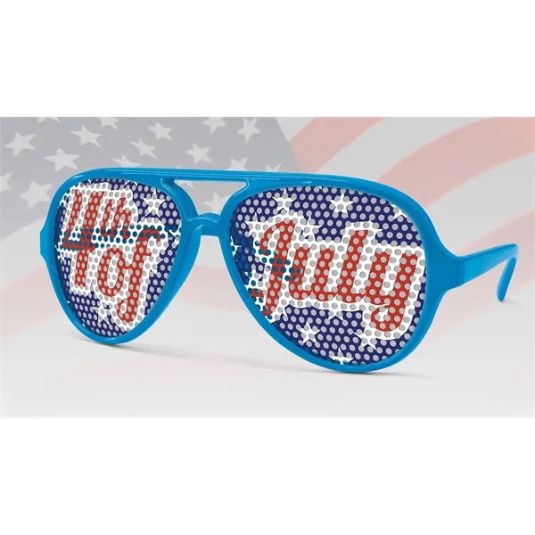 Quality PC Aviator Sport sunglasses with clear UV400 impact resistant PC... from ASI 57371 Eyevertising / Eyevertising®