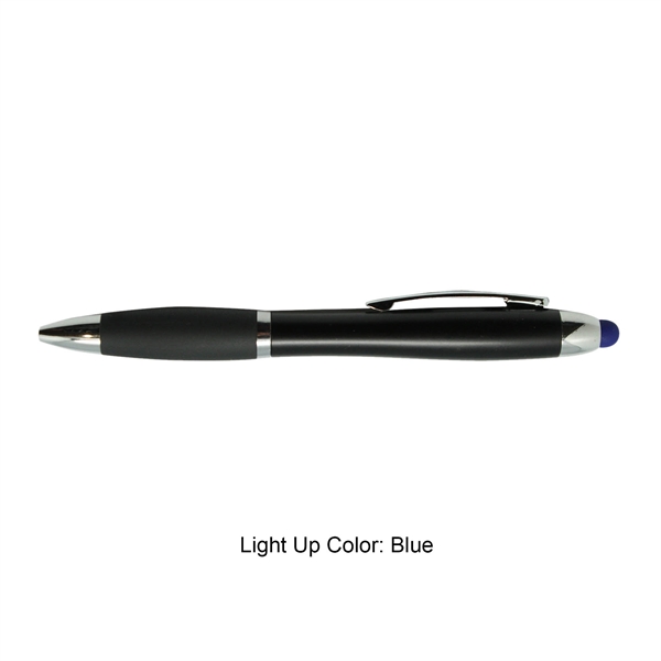 Plastic Stylus Pen w/Light UP Engraving... from ASI 41511 Brainchild USA Inc / BrainChild Gift Club