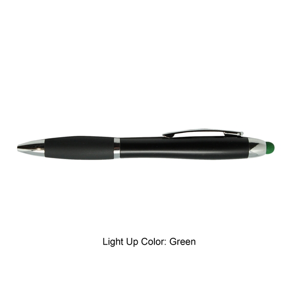 Plastic Stylus Pen w/Light UP Engraving... from ASI 41511 Brainchild USA Inc / BrainChild Gift Club