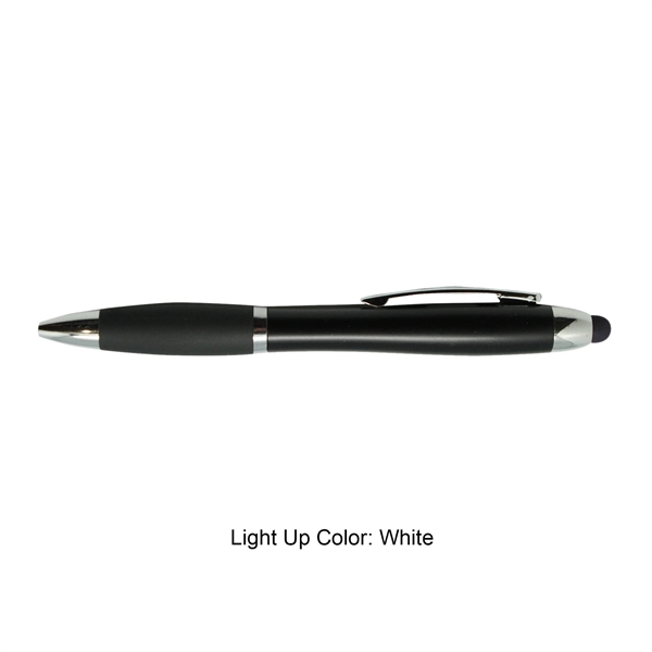 Plastic Stylus Pen w/Light UP Engraving... from ASI 41511 Brainchild USA Inc / BrainChild Gift Club
