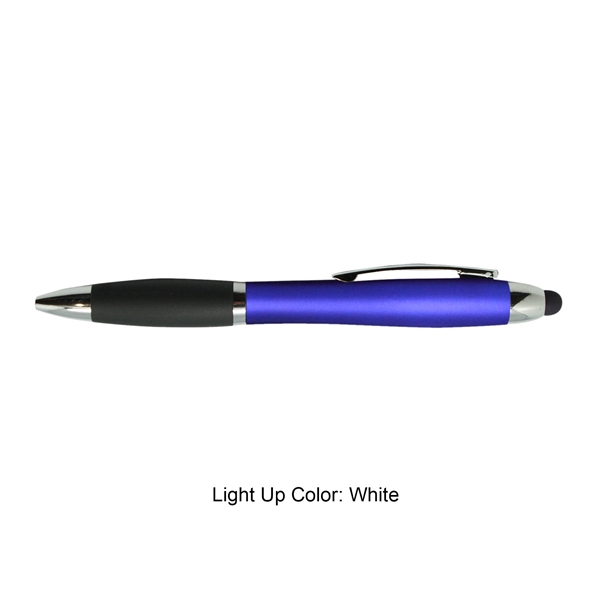 Plastic Stylus Pen w/Light UP Engraving... from ASI 41511 Brainchild USA Inc / BrainChild Gift Club