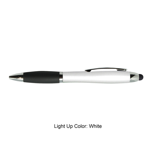 Plastic Stylus Pen w/Light UP Engraving... from ASI 41511 Brainchild USA Inc / BrainChild Gift Club
