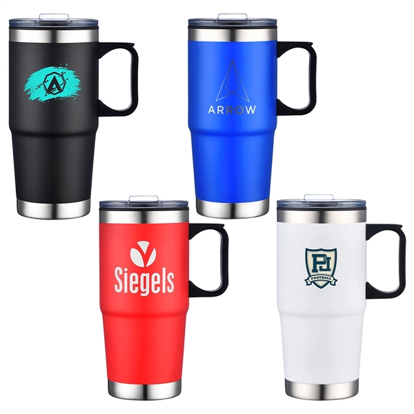 24 oz Double-wall Travel Mug... from ASI 36730 Ariel Premium Supply Inc