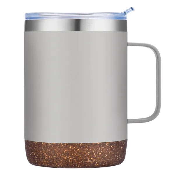 12 Oz Vacuum Sealed Camper Mug with Powdered Finish and Natural... from ASI 79535 Primetime / Primetime