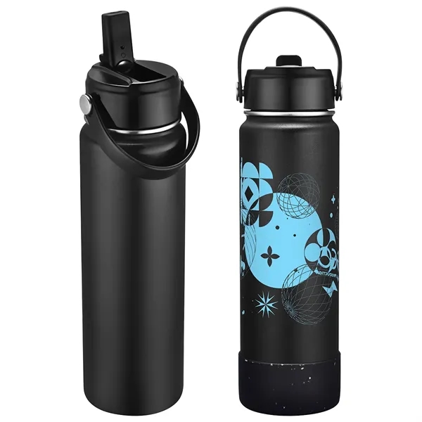 27 oz Vacuum Insulated Bottle with Flip Top Spout... from ASI 36730 Ariel Premium Supply Inc