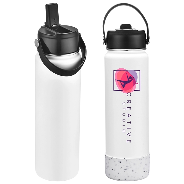 27 oz Vacuum Insulated Bottle with Flip Top Spout... from ASI 36730 Ariel Premium Supply Inc