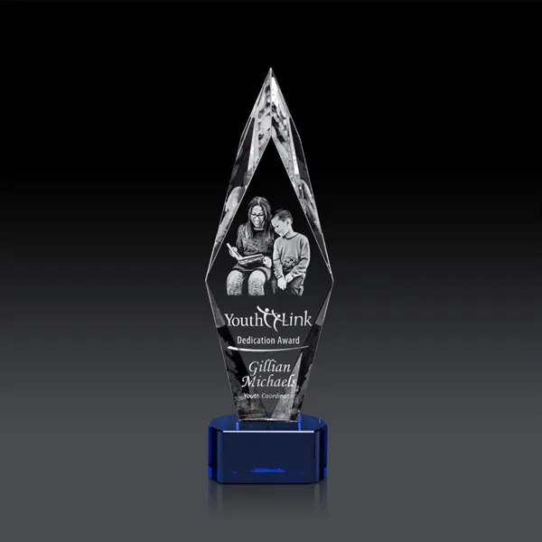 Manilow Award on Paragon Base (3D) - Blue... from ASI 84592 St Regis Group / St Regis