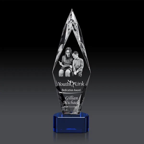 Manilow Award on Paragon Base (3D) - Blue... from ASI 84592 St Regis Group / St Regis