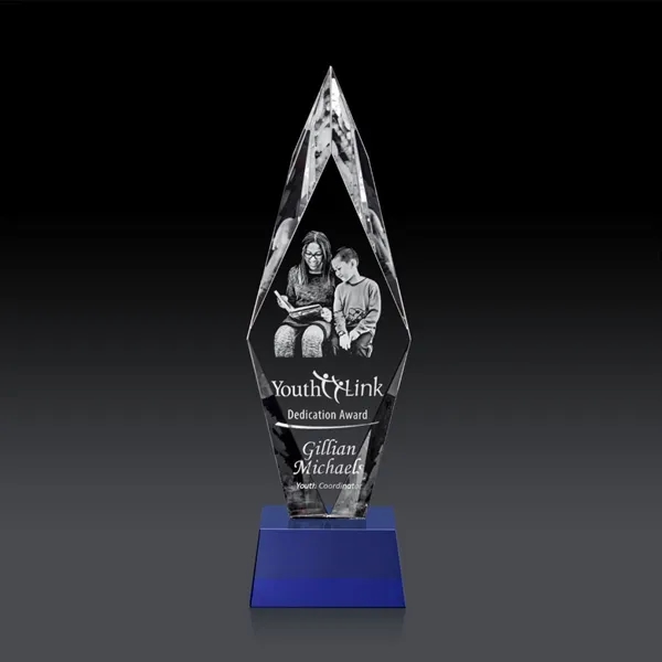 Manilow Award on Robson Base (3D) - Blue... from ASI 84592 St Regis Group / St Regis