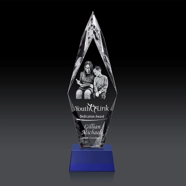 Manilow Award on Robson Base (3D) - Blue... from ASI 84592 St Regis Group / St Regis