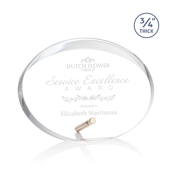 Mosaic Oval Award - Gold... from ASI 84592 St Regis Group / R S Owens & Co Inc